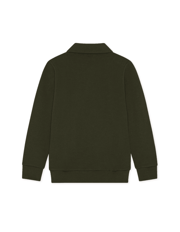 College Rugby Polo Sweatshirt - Rosin Green