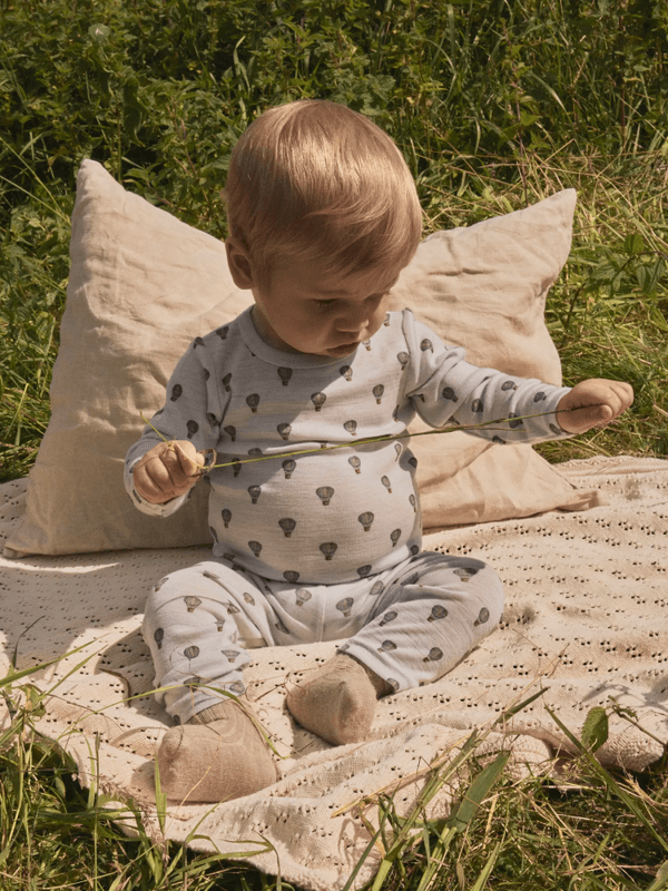 Noel Nor Wool Ls Slim Body - Oyster Mushroom Alrbaloon 