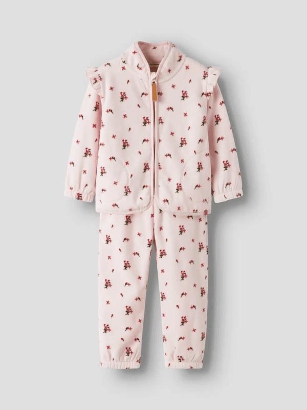Laspektra Fleece Sett - Hushed Violet Flowers