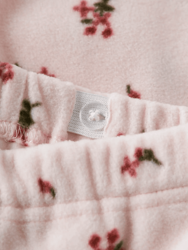 Laspektra Fleece Sett - Hushed Violet Flowers
