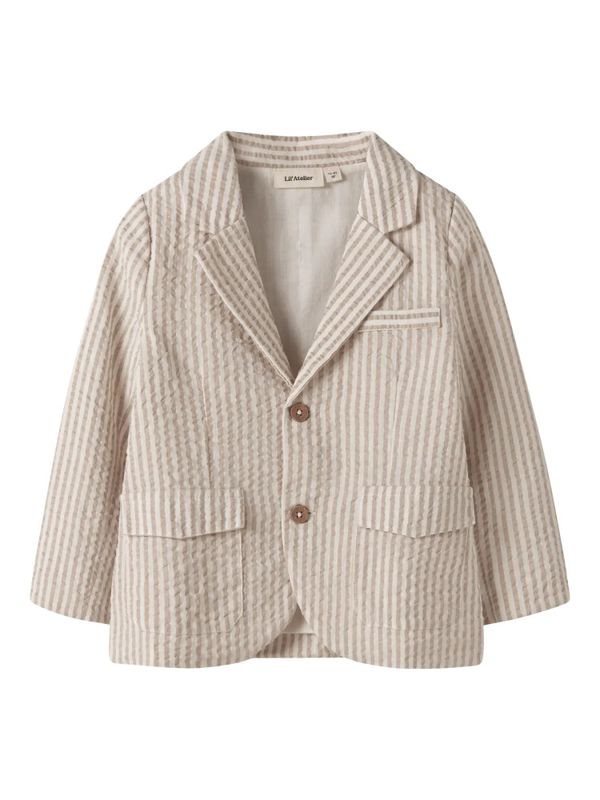 Fausto Blazer - Coconut Milk Feather Gray