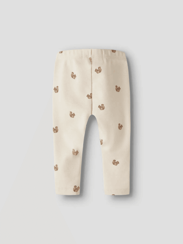Layo Slim Leggings -  Turtledove Squlrrel | 🐿️