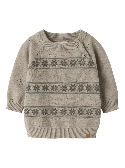 Hovedbilde Galto Rob Ls Knit Baby - Oxford Tan Mulled Basil