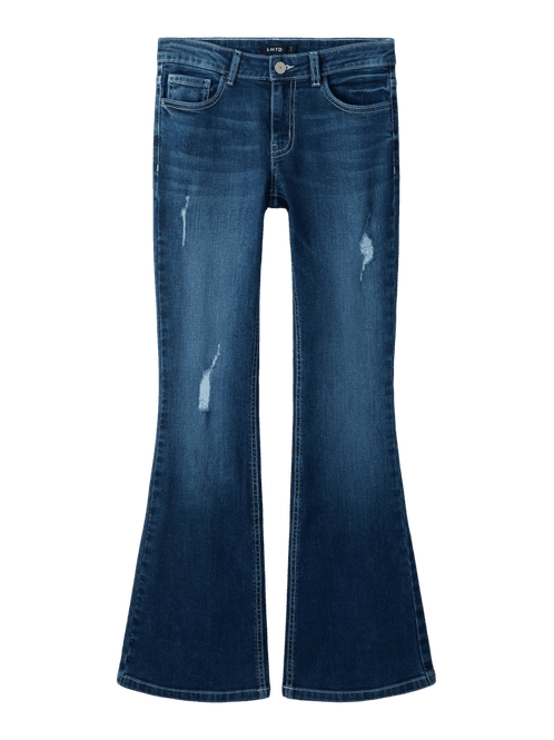 Hovedbilde Blibling Dnm S Lw Flared Pant - Dark Blue Denim ...